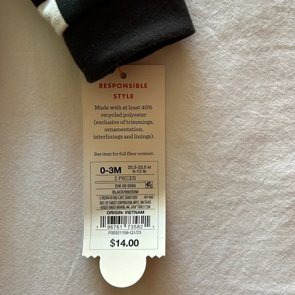 NWT CAT & JACK Halloween sweatshirt & pants set - Picture 3 of 3